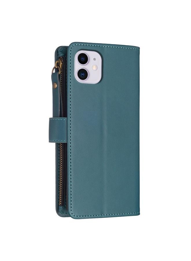 S-TOP Case For iPhone 11 9 Card Slots Zipper Wallet Leather Flip Phone Case - Image 3
