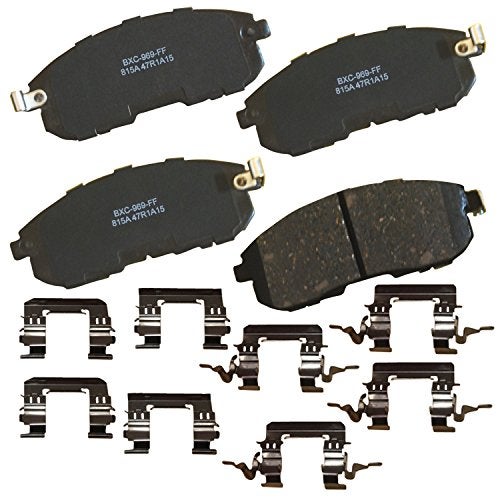 Bendix Premium SBC815A Ceramic Front Brake Pads for Select Models INFINITI I35, Nissan Altima, Cube, Maxima, Sentra, Versa, Renault Safrane, Suzuki SX4, SX4 Crossover - Image 1