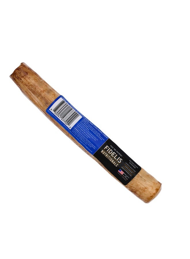 FIDELIS Rawhide Free Dog Chews Long Lasting, Treat Sticks, Dog Treats, Small & Large Dogs, Beef Collagen, Gluten Free, Grain Free, Pet Chew, Bones-Alternative, Made in USA, Peanut Butter, 10" - Image 1