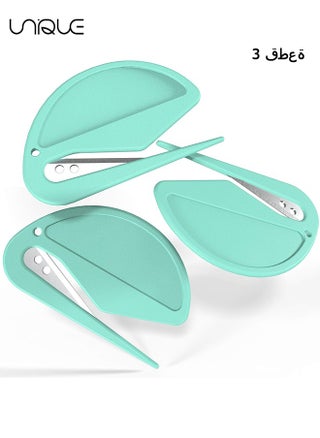 3 Pieces Letter Openers - Mint Green - Efficient - Plastic Mail Opener with Blade Paper Knife - Open Envelopes with Ease (Mint Green) - pzsku/Z5CBF62059D8681C0312CZ/45/_/1702454466/1ecb1f73-3637-4458-a118-1963ae9a5ae7