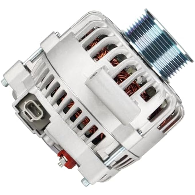 SEHNSUCHT Alternator Replacement New Compatible with F-350 Super Duty 6.0L 2005-2007, for F-250 Super Duty 6.0L 2005-2007, 12V, CW, 135Amp, IR/IF, Replace for 5C3T-10300-BA, 5C3Z-10346-BA, 6C3T-10300-BA - Image 1