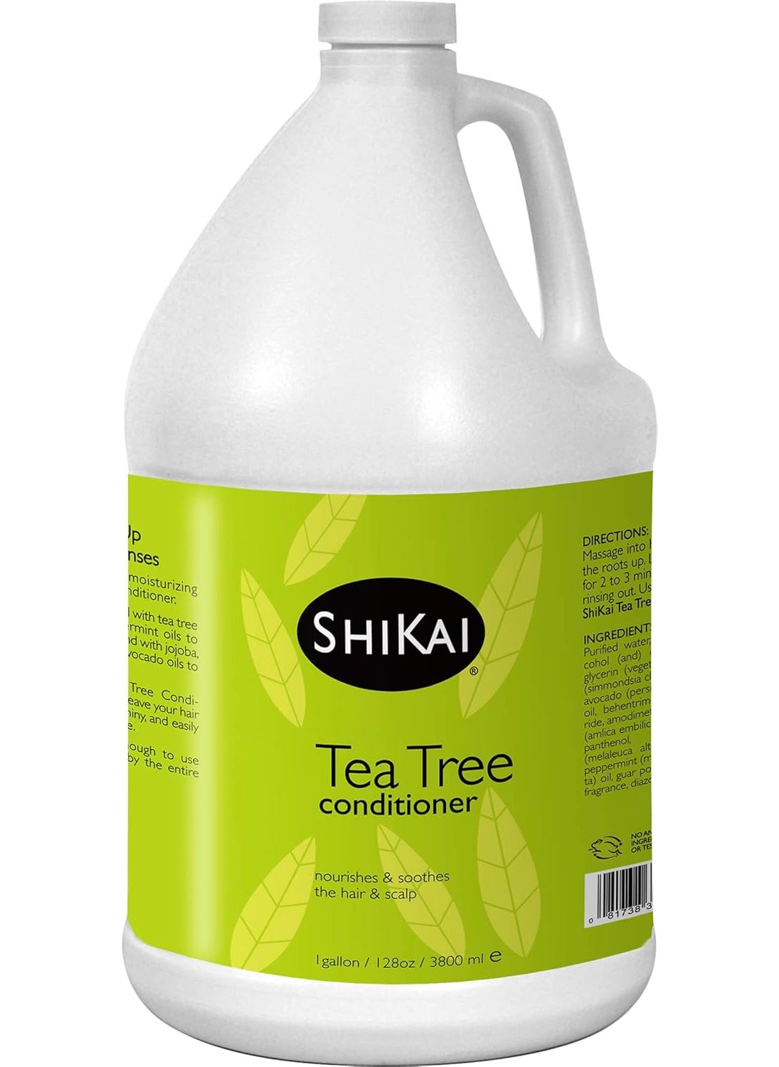 SHIKAI ShiKai  Natural Tea Tree Oil Conditioner Made with Essential Oils of Peppermint  Tea Tree to Refresh  Stimulate Hair  Scalp SoapFree Alternative 1 Gallon 