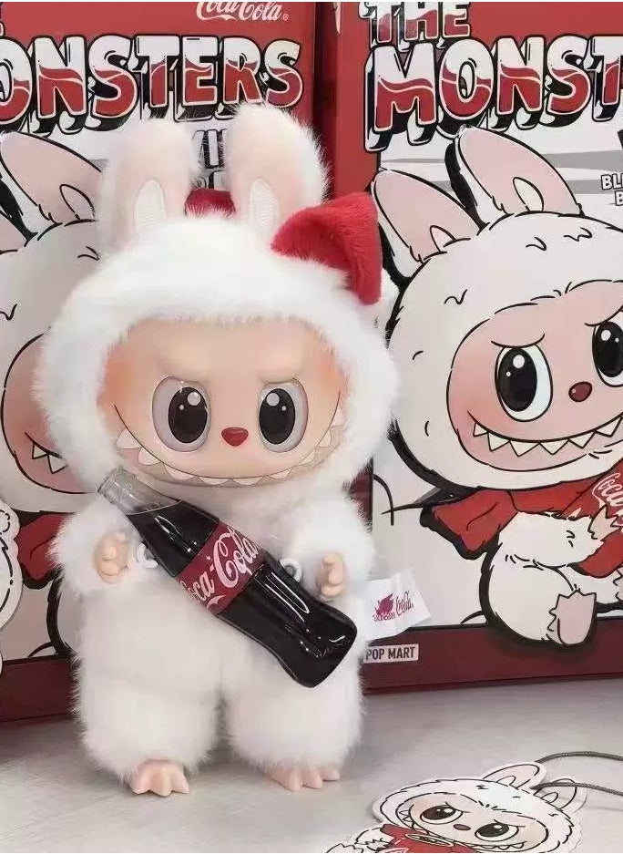 Generic - The Bubble. Mamte Coca-Cola Labubu Series Vinyl Face Blind Box Macaron Trendy Play Gift Pendant-Specifications:Random One - Image 1