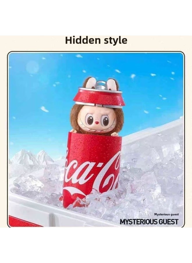 Generic - The Bubble. Mamte Coca-Cola Labubu Series Vinyl Face Blind Box Macaron Trendy Play Gift Pendant-Specifications:Random One - Image 1