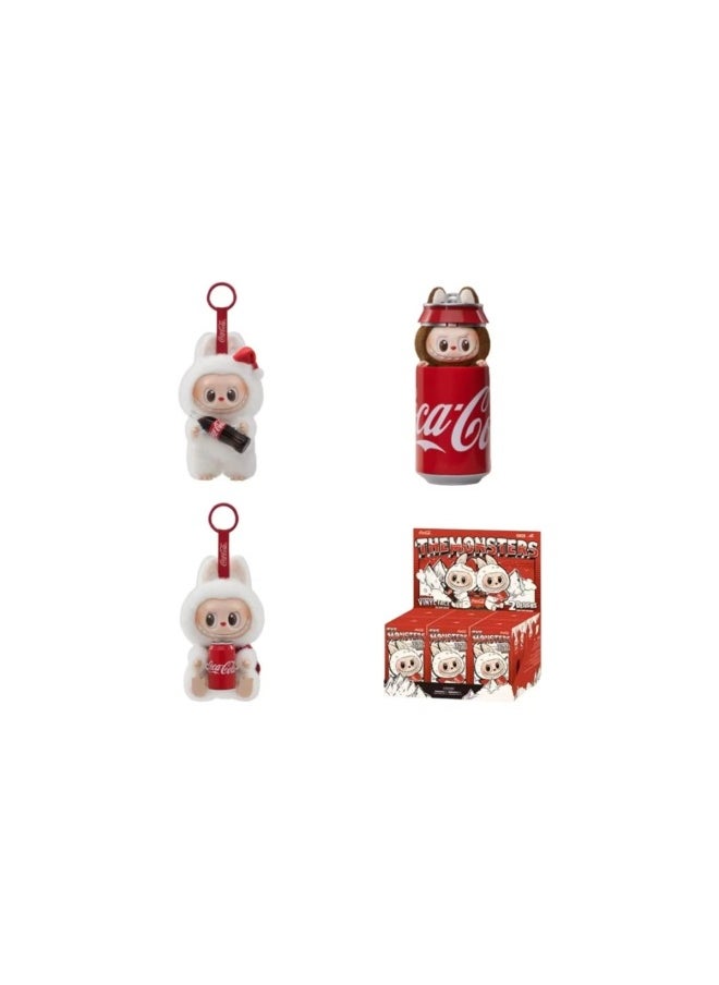 Generic - The Bubble. Mamte Coca-Cola Labubu Series Vinyl Face Blind Box Macaron Trendy Play Gift Pendant-Specifications:Random One - Image 1