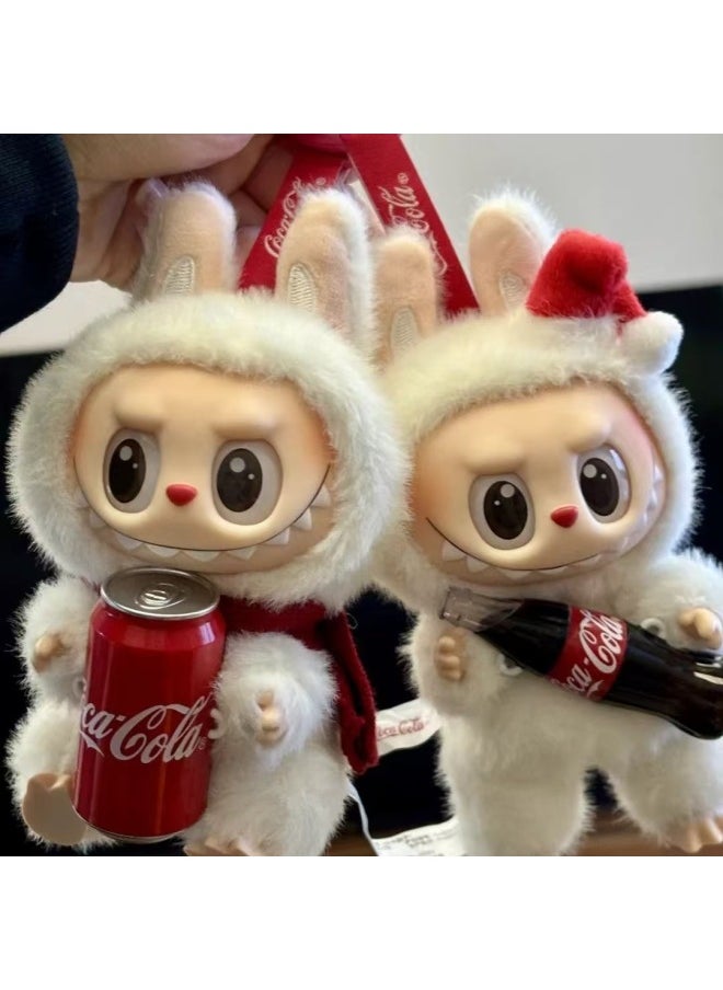 Generic - The Bubble. Mamte Coca-Cola Labubu Series Vinyl Face Blind Box Macaron Trendy Play Gift Pendant-Specifications:Random One - Image 1
