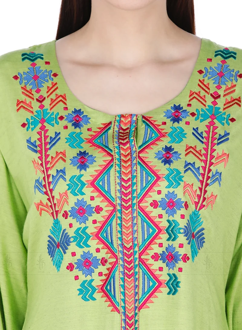 IKKXA Jalabiya IK5046 Green