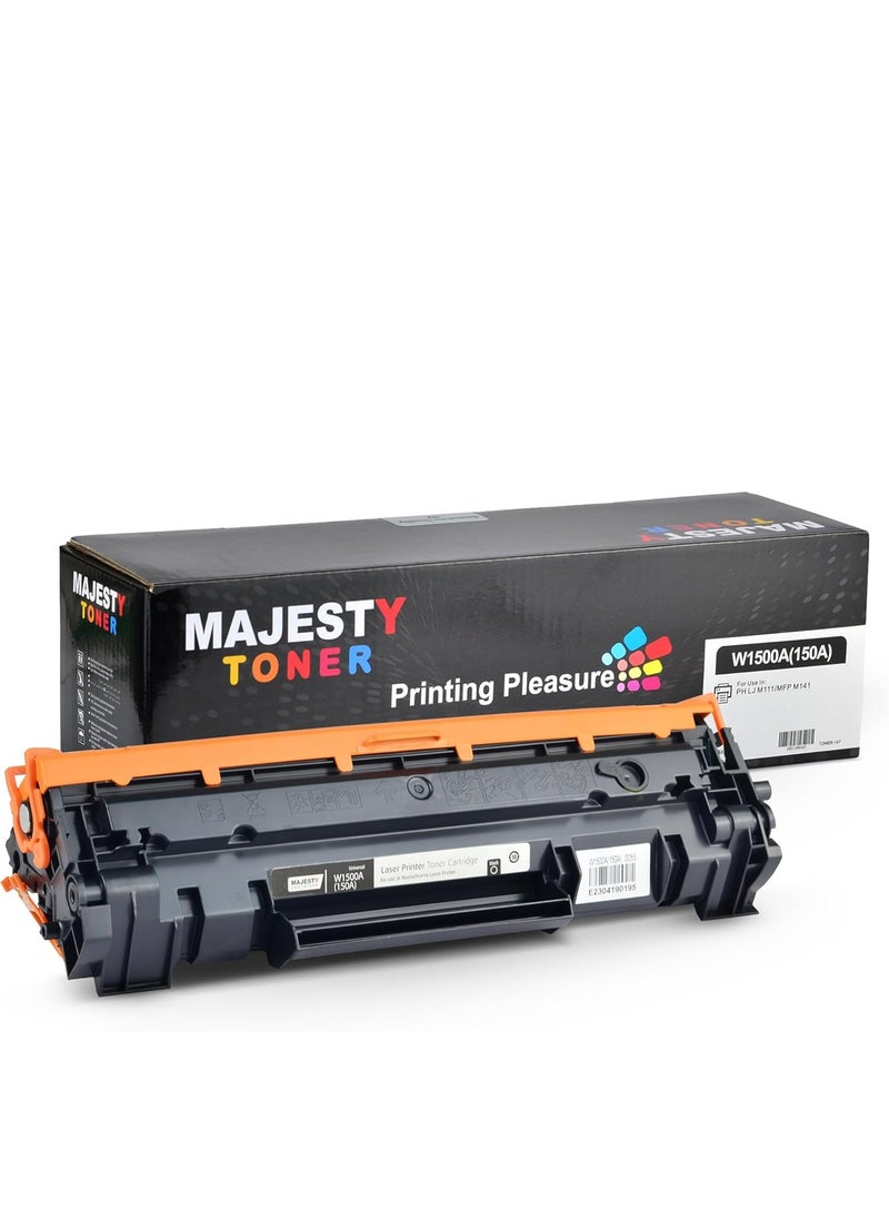 ماجيستي - خرطوشة حبر  150A W1500A متوافقة مع طابعة اتش بي ليزر جيت m111a m111w mfp m141a m141w mfp m141a m141w اسود - Image 1