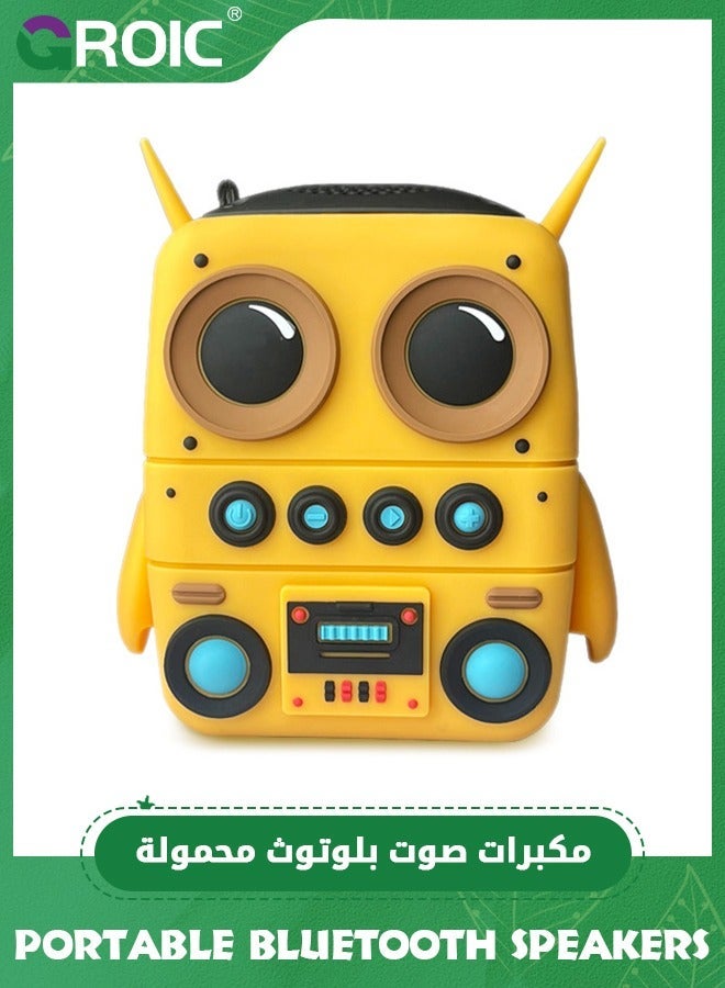 جرويك مكبرات صوت بلوتوث محمولة بحزام سهلة الحمل، سبيكر ميني لاسلكي مقاوم للماء مع ستيريو عالٍ، بطارية قابلة للشحن - Image 1