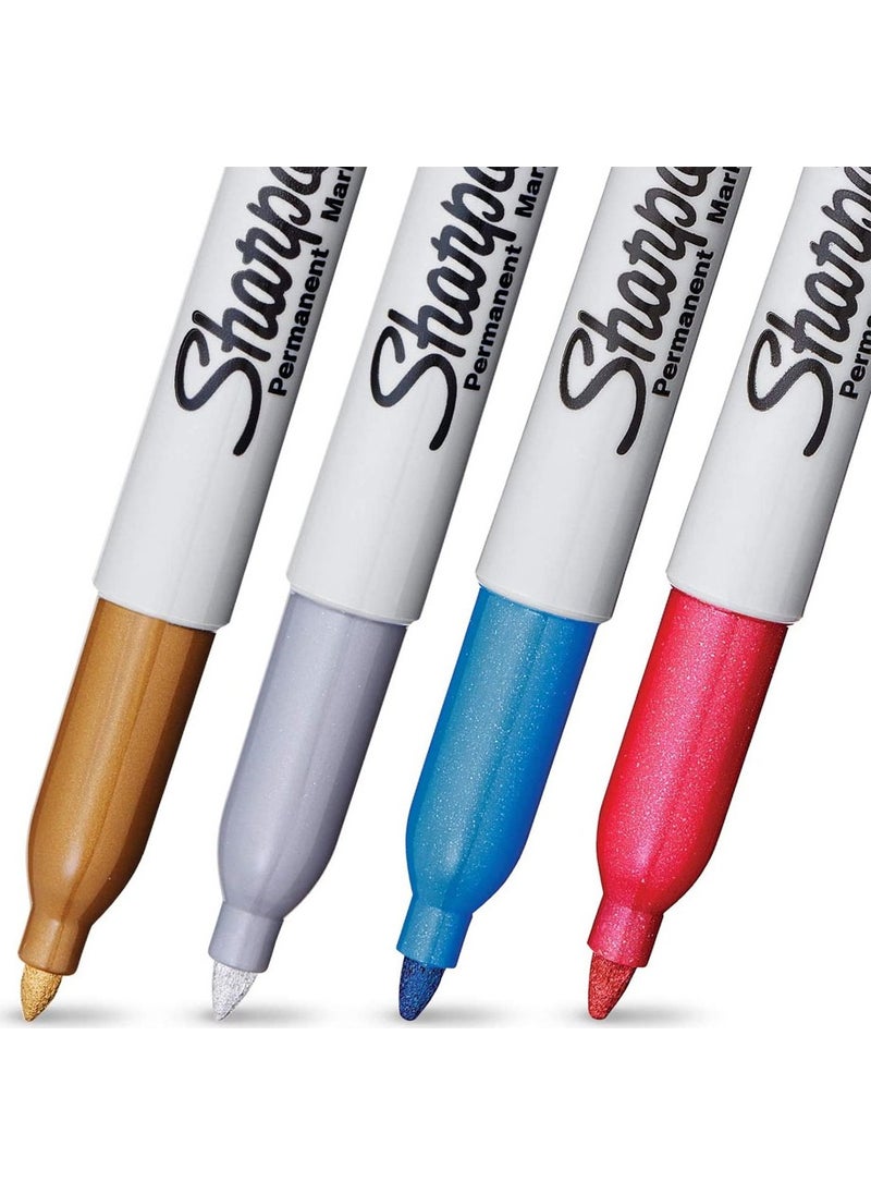 Sharpie Metallic Marker Mixed 4-Pack Blister 2067107  - Image 4