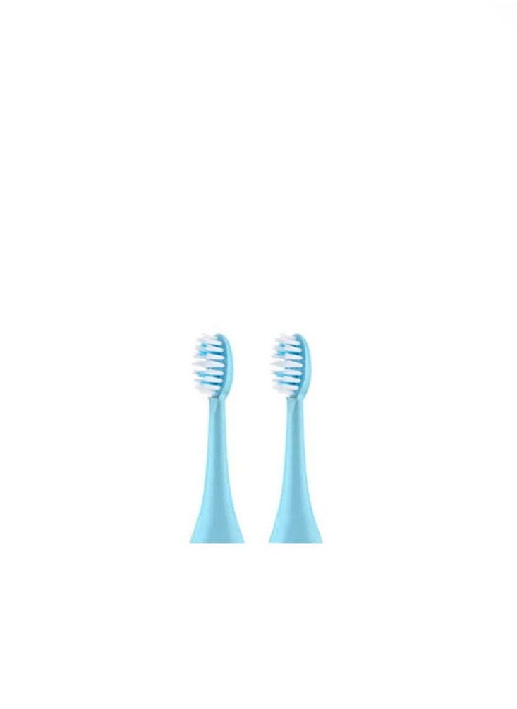 MARGOUN Electric Toothbrush for Kids Rechargeable Cartoon Printed Children Toothbrush with 2x Replacement Brush Heads Battery Operated Blue  - Image 5