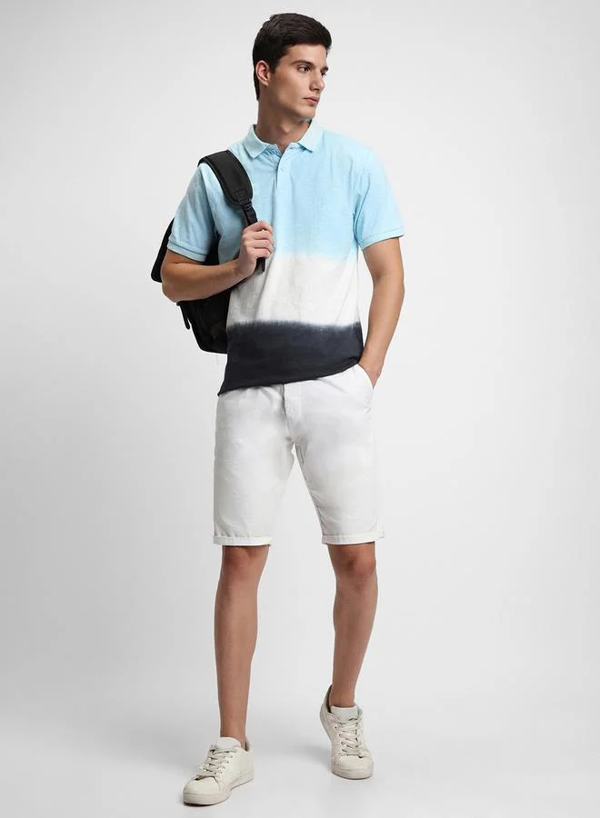 Dennis Lingo Ombre Short Sleeved Polo T-Shirt by Styli