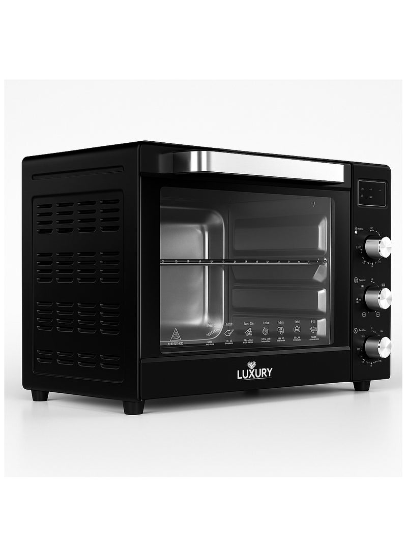 Generic Electric Oven 60 L With Fan & Chicken Grill Rotation & With Tray 