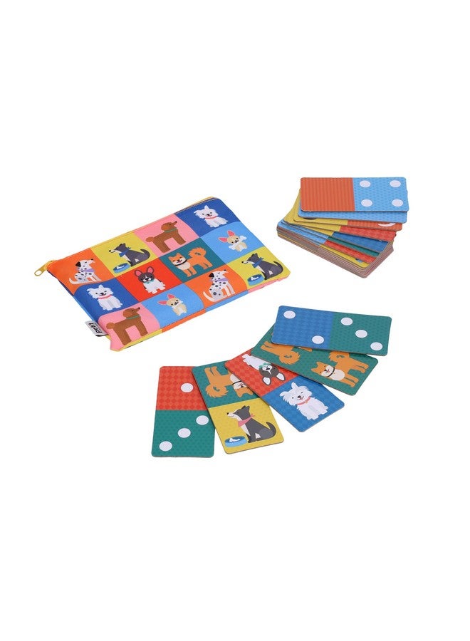 Petit Collage Game Spot The Difference Dominoes Doggies - Image 4