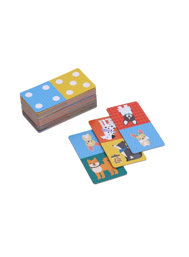 Petit Collage Game Spot The Difference Dominoes Doggies - Image 2