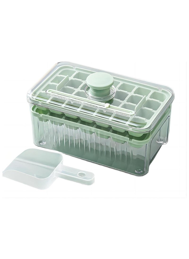 Cool Baby Style COOLBABY Press Release Ice Cube Molds with Storage Box  Ice Cube Tray with Lid and Storage Box 2-Pack Freezer Ice Cube Tray  56-Piece Ice Cube Molds and Ice Scoop Included  - Image 4