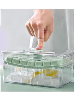 Cool Baby Style COOLBABY Press Release Ice Cube Molds with Storage Box  Ice Cube Tray with Lid and Storage Box 2-Pack Freezer Ice Cube Tray  56-Piece Ice Cube Molds and Ice Scoop Included  - Image 1