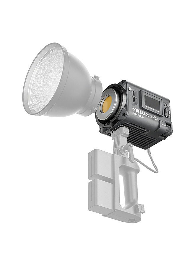 YONGNUO YONGNUO YNLUX200 Bi-Color Handheld LED Video Light 200W High Power Photography Light 2600K-6500K Dimmable  - Image 3
