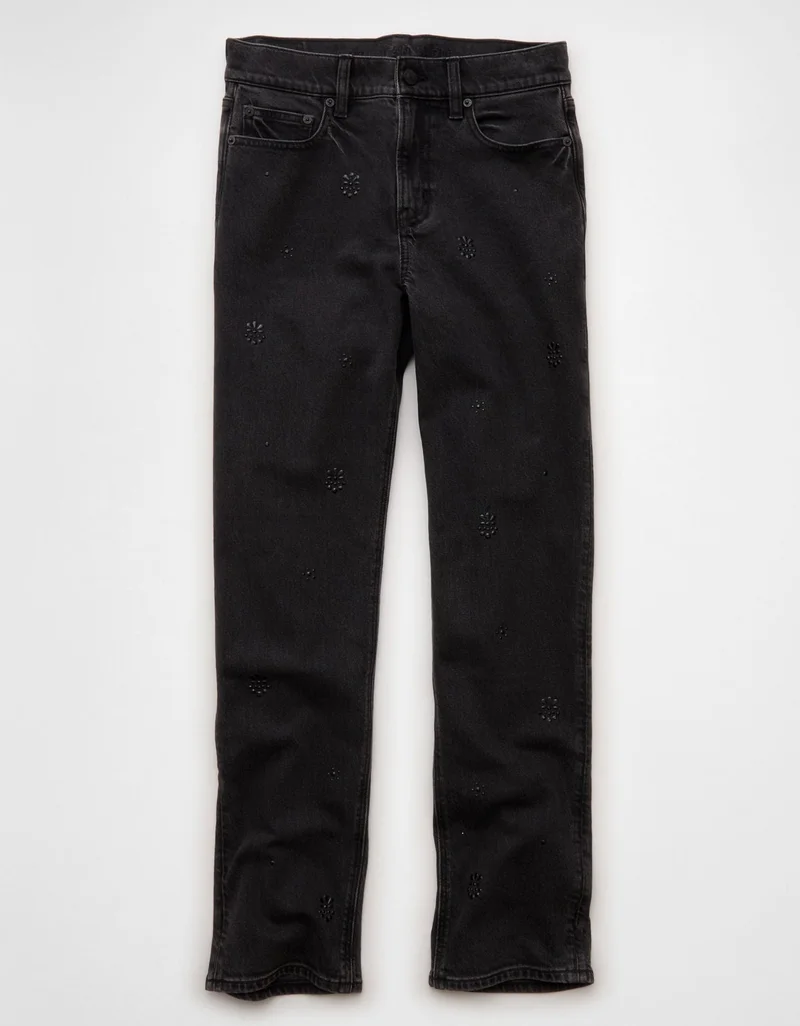 American Eagle AE Stretch Super High-Waisted Straight Jean