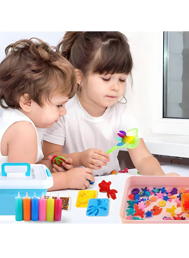 MAGIC VAULT Magic Water Elf Beads Toy Set |Magical Water Seape Turns magic paint into water jelly - Image 3