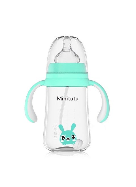 Baby Feeding Bottle 240ml(8oz) With Handle, BPA-Free and Durable, 6M+