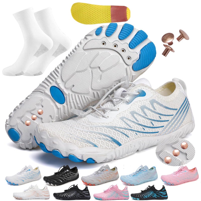 AddBili Grounding Shoes These CopperGrounded Barefoot Shoes are Effectively grounding Soft and Comfortable 2 WHITE40