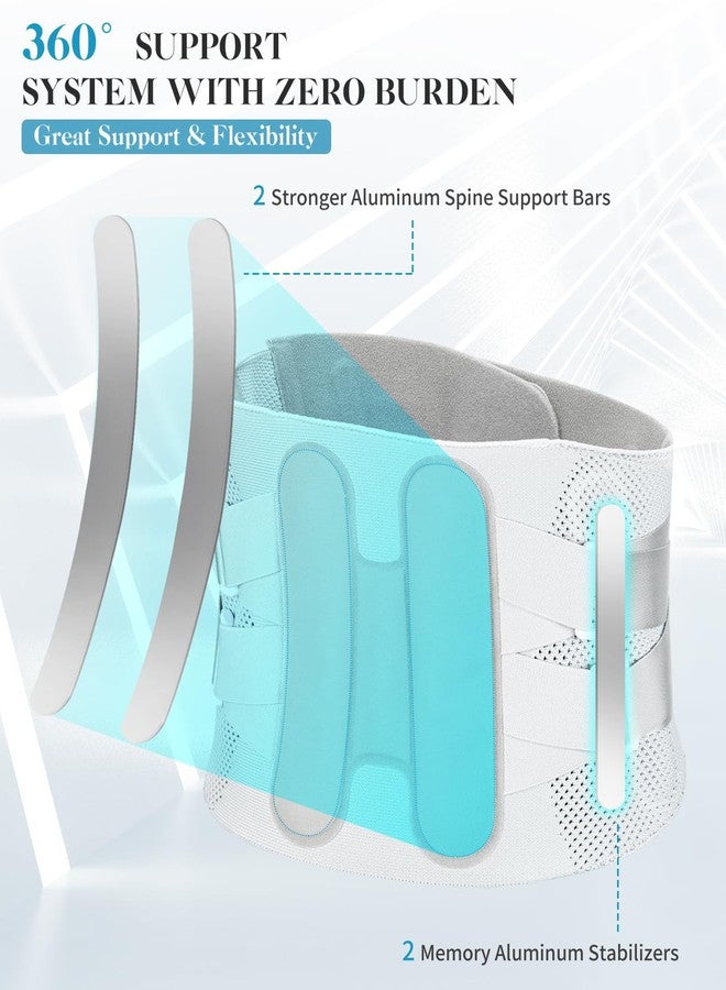 BEOZINZ Back Brace for Lower Back Pain Relief Adjustable Knitted Back Support Brace for Women and Men Lumbar Support Belt for Sciatica, Herniated Disc,Scoliosis,Breathable Mesh Design Lower Back Brace 3XL - Image 2