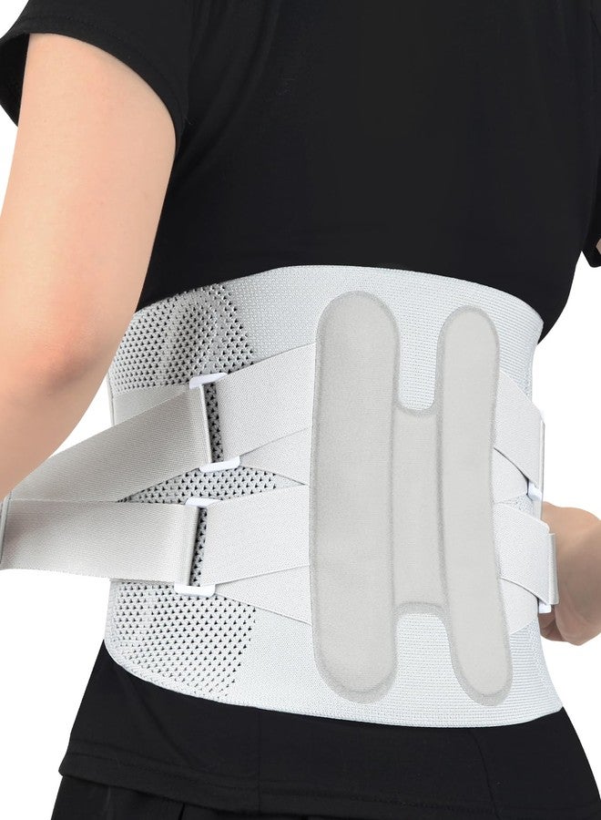 BEOZINZ Back Brace for Lower Back Pain Relief Adjustable Knitted Back Support Brace for Women and Men Lumbar Support Belt for Sciatica, Herniated Disc,Scoliosis,Breathable Mesh Design Lower Back Brace 3XL - Image 1