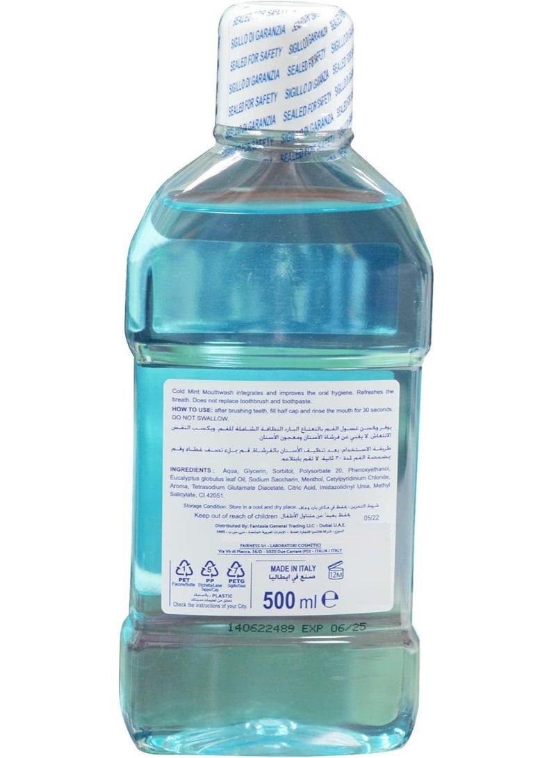 GENERA Cold Mint Mouth Wash 500 ML - Image 2