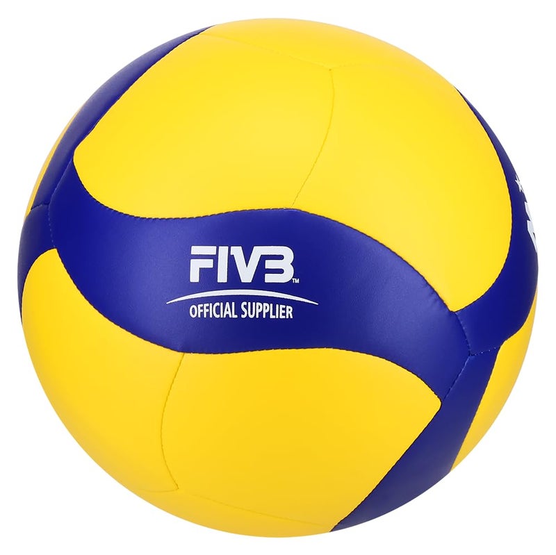 Mikasa Indoor Volleyball V360W Soft Material and for Practice (Blue/Yellow) - Image 4