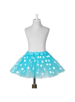 Generic Kids Tutu Princess Tulle Skirt Three Layers Lake Blue 