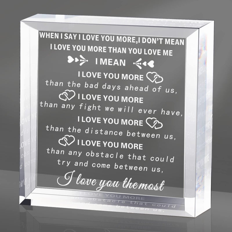 Yulejo To My Man Gift for Him Anniversary Birthday Gifts for Boyfriend I Love You Gift for Him Fiance Husband Keepsake for Groom Engagement Wedding Valentine Christmas Fathers Gift Day Modern Style