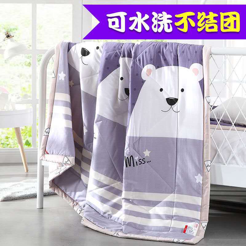 Factory Summer Quilt Air Conditioning Quilt Single Double Thin Quilt Gift Quilt Quilt Core Machine Washable Summer Quilt - Image 1