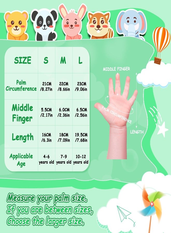 CYCLESPEED Winter Gloves for Boys Girls Kids Snow Gloves Toddler Gloves for Snowboarding,Kids Waterproof Gloves for Outdoor Riding Winter Sports (Green, Small) - Image 3