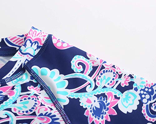 HowJoJo Big Girls One Piece Bathing Suits Long Sleeve Zipper Swimsuits UPF 50+/Sun Protection Rash Guard Size 10/8-10 - Image 5