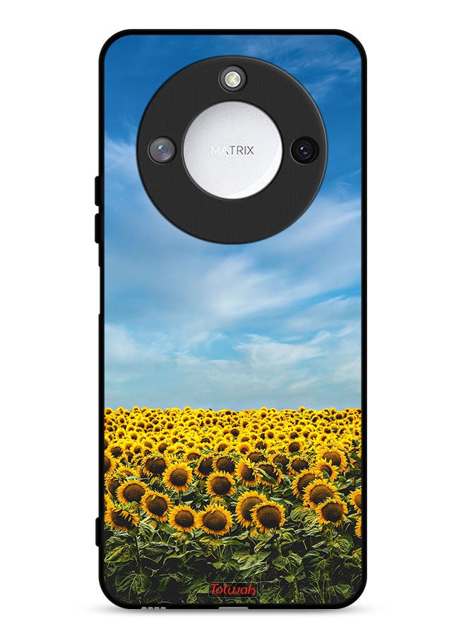 Tolwak Honor X9c Smart 5G Protective Case Cover Sunflowers Under The Sky  - Image 1