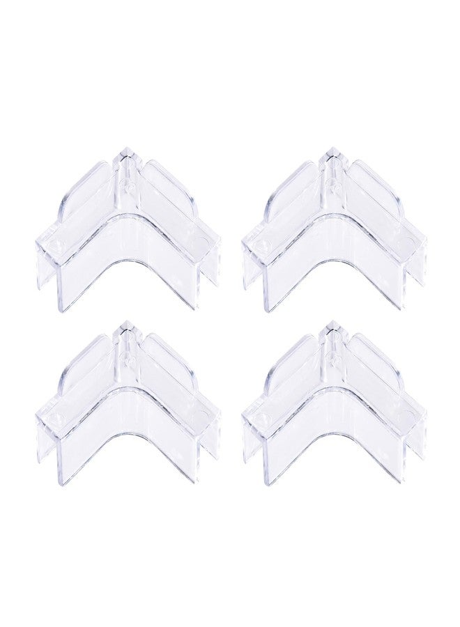 Hipanda Aquarium Hood Fish Tank top Cover, Terrarium lid Plastic Grid with 4-Piece Set Corner Protectors. Prevents Jumping (Fit 8MM/0.3inch Glass) - Image 4