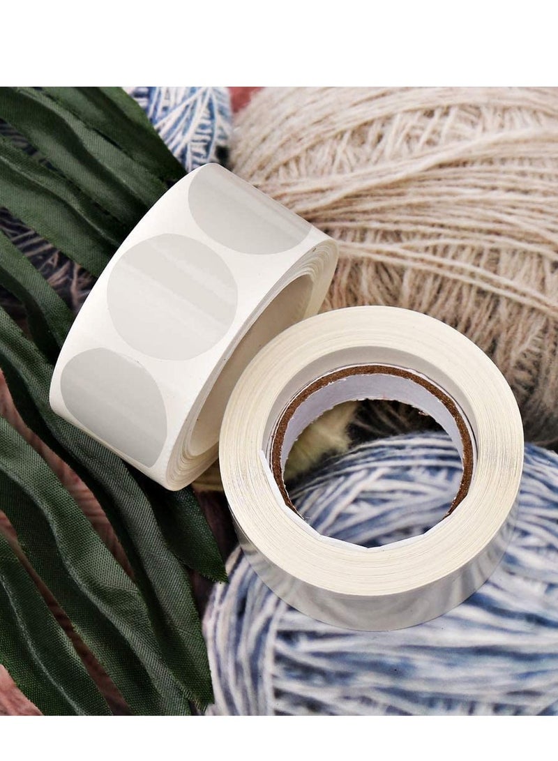 Barakah Transparent Seal Stickers, 1000 Pcs Clear 2.5cm Round Circle Wafer Sticker Labels for Envelopes, Box and Gift Packaging (500 Per Roll) - Image 5