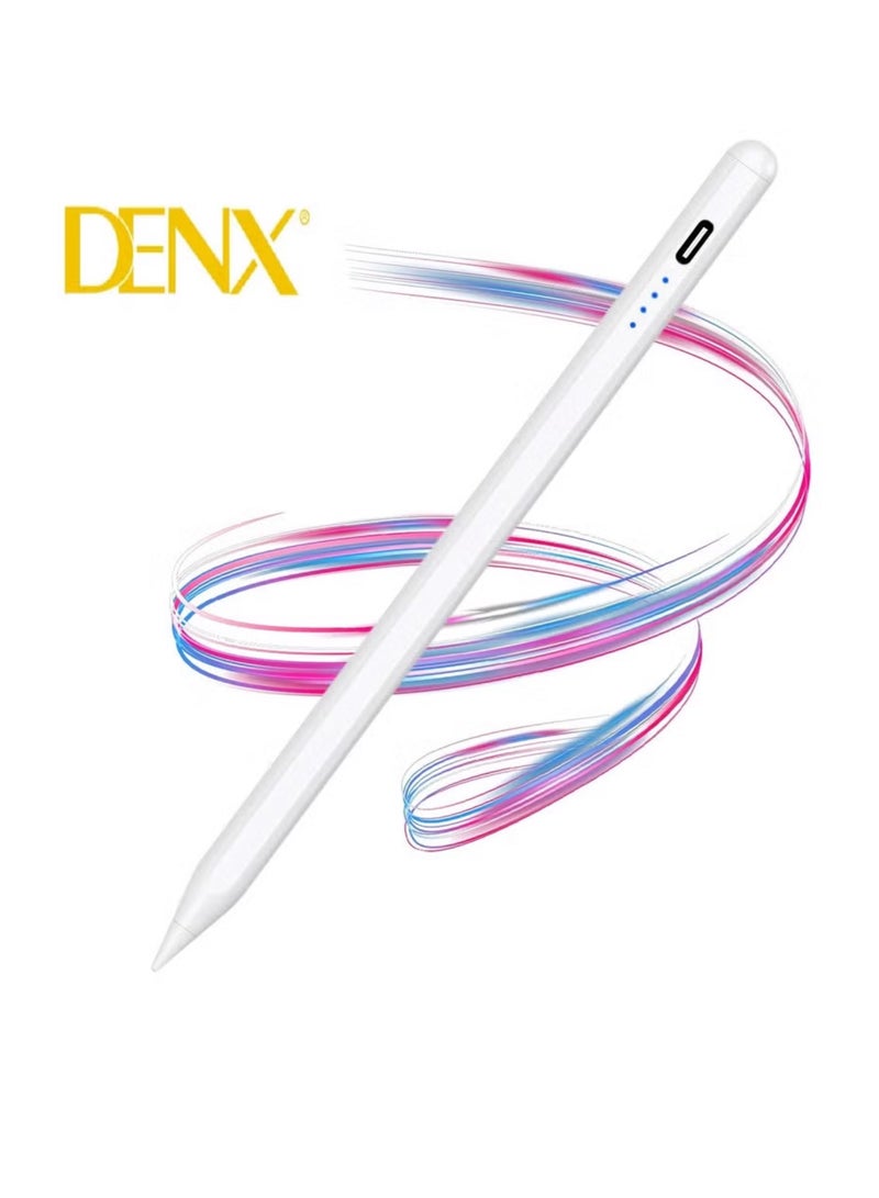 Denx Universal Stylus Pen for Tablets and Smartphones, Supports Windows, iPhone and Android, White - Image 4