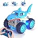 MaxTronic Fast Direct Charging Remote Control Car Rechargeable Amphibious RC Cars with 24Ghz 4WD All Terrain Waterproof RC Shark Monster Truck Toys for Boys Girls 312 Years - Image 3