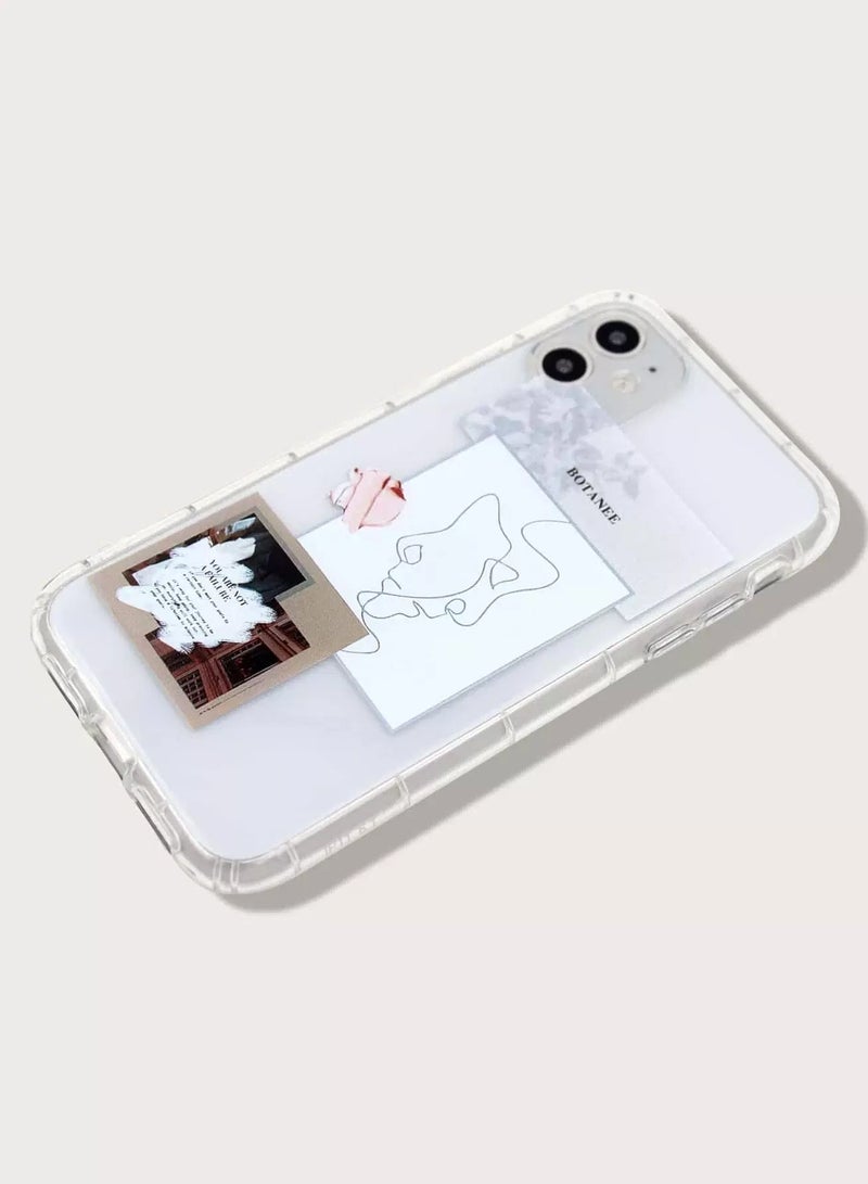1pc Abstract Face Print Case Compatible With iPhone  - Image 3