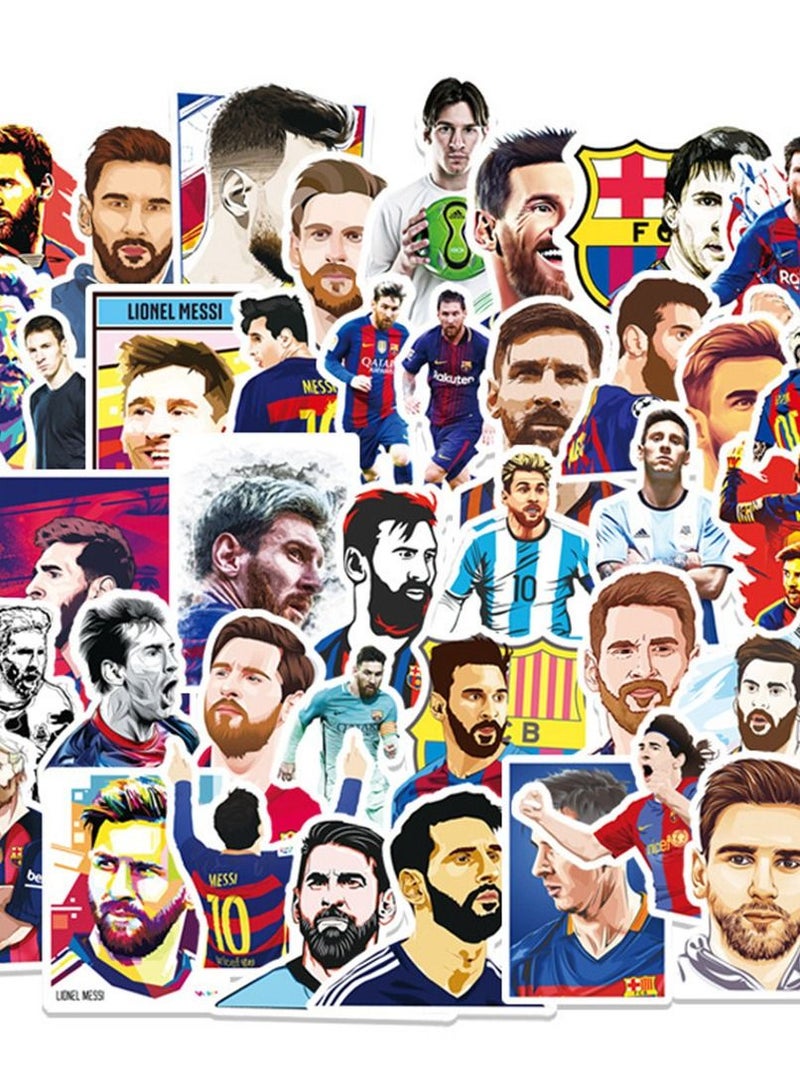 general 50-Piece Messi Cute Vinyl Waterproof Sticker