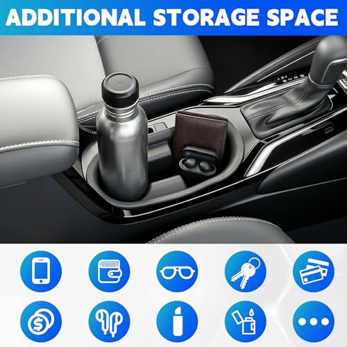 Titibett Cup Holder Insert Fits for 2023-2026 Toyota Corolla Sedan Hatchback Console Organizer Cup Holder Compatible with Corolla Interior Accessories Center Console Storage Tray - Image 5