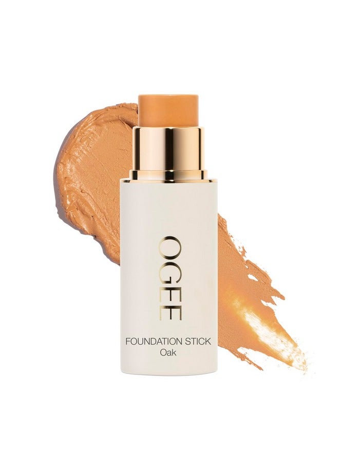 OGEE Ogee Sculpted Complexion Foundation Stick (Oak 5.5N - Medium Beige, Golden Undertones) Full Coverage Foundation Makeup - Instantly Balance & Even Complexion - 70% Organic Ingredients  - Image 1