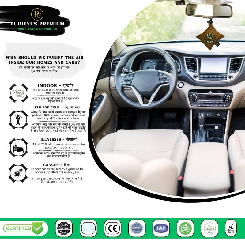 Purifyus Premium BrownI75GramIActivated Carbon Granule Air Purifying BagNon ElectricNatural Odor Absorber For Car Clean And Fresh Indoor Air - Image 4