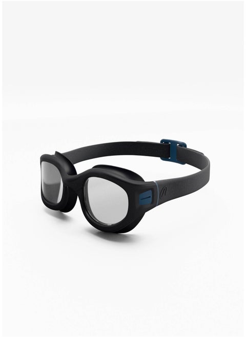 NABAIJI by DECATHLON, Swimming Goggles L Soft Black Non-Tinted Comfortable & Durable