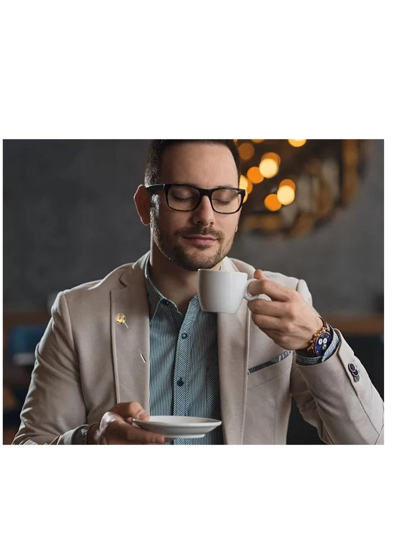 Excefore دبابيس حجاب بغطاء أمان، 30 قطعة دبابيس كريستال ملونة، دبابيس وشاح، دبابيس بروش، دبابيس شال كنزة أمان، دبابيس زفاف خياطة بدون انزلاق  - Image 4