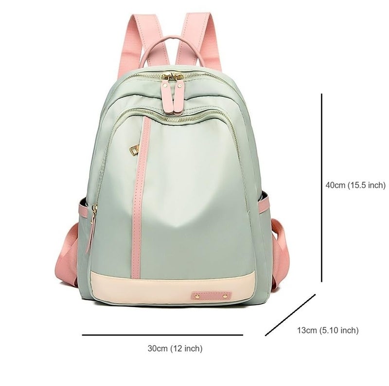WANQLYN Shoulder Bag for Women Stylish Ladies Messenger Bags Purse and Handbags Wallet Mini Backpacks Purse, European And American Trend Shopping Backpacks Fashion Backpack Girls College Bags (Green) - Image 2