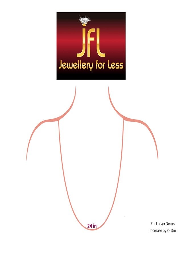 JFL Womens - Jewellery for Less Adorable Combo of Multi Color Bead and Leafy Oxidise Changeable Pendant with Gold Plated Black Beaded Double Chain Mangalsutra (Set of 3),Valentine - Image 5