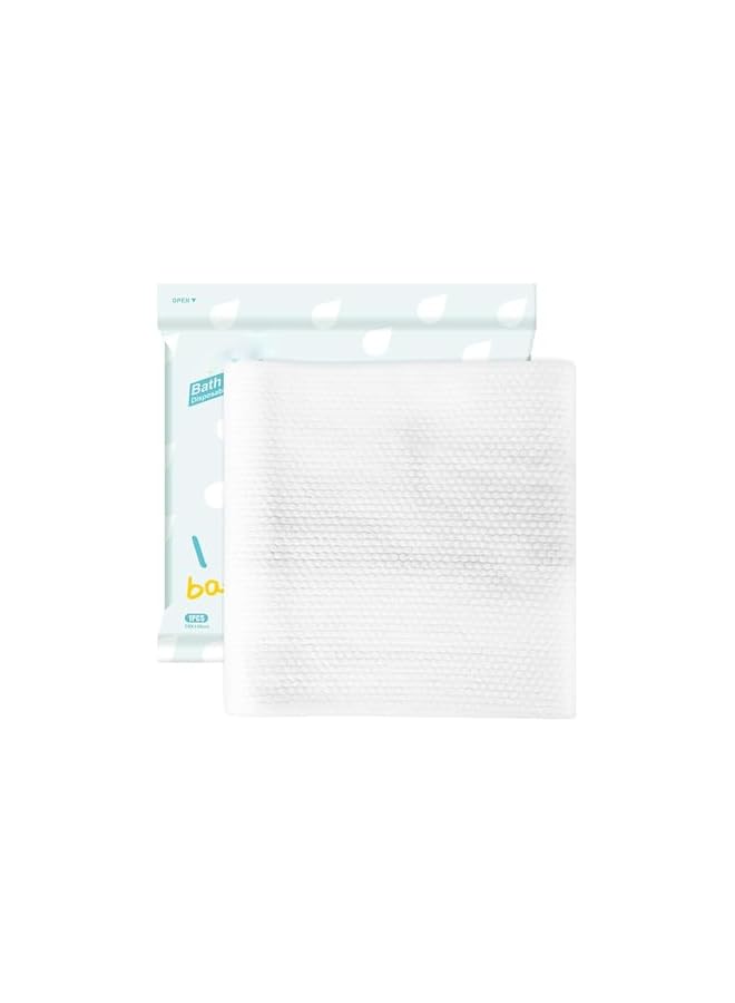 The Bros 6 Pack Disposable Bath Towels, White Soft Bath Wipes, Portable and Breathable Thick Bath Cloths, 55" x 28" Viscose Towels for Travel, Hotel, Business Trip, Shower, Bath, Hiking - Image 5